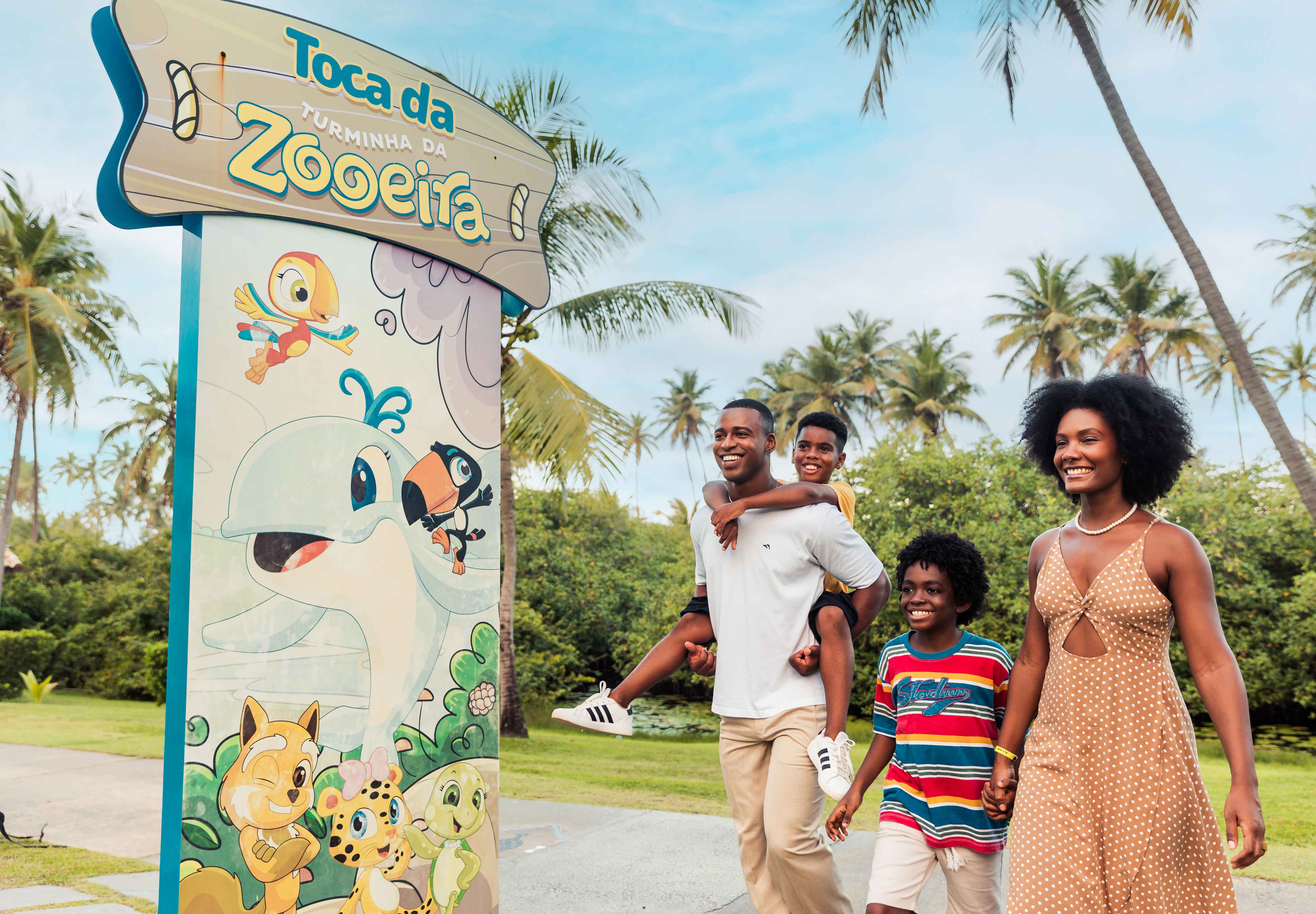 Família na Toca da Zooeira